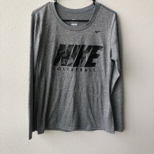 Nike Volleyball Dri Fit workout long sleeve!